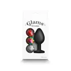 Glams Xchange круглая анальная пробка – M – Черная — Фото 4