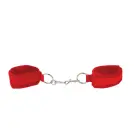 Ouch! Velcro Fur-Lined Cuffs – Red — Photo 3