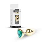 Jewellery Gold анальная пробка в форме сердца – 7 cm (2.8″) – Зеленый — Фото 9