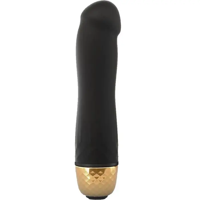 Mini Must Gold vibratorius – 12 cm (4.7″) – juodas