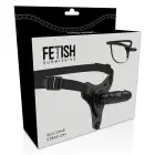 Fetish Submissive silikoninis strap-on dildo – 15 cm (6″) – juodas — Nuotrauka 5