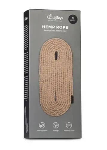 Hemp Bondage Rope – Brown – 10 m