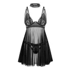 Donarella babydoll naktskrekls ar stringiem – M/L — Foto 1
