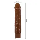 Pretty Love Rufus realistiškas vibratorius – 22+ cm – rudas — Nuotrauka 9