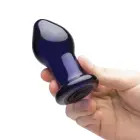 Glas Vibrating Plug 3.5" Remote Controlled Rechargeable Glass Model – 9 cm (3.5″) – Clear — Photo 4