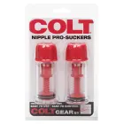 COLT Pro-Suckers krūšu galu sūkņi – sarkani Foto 2