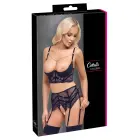 Cottelli LINGERIE Hebe mežģīņu apakšveļas komplekts – melns – 75B/S — Foto 1