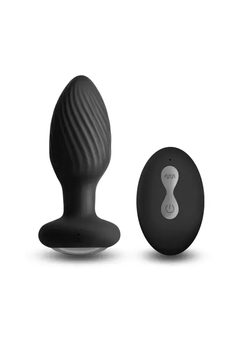 Renegade Alpine Vibrating Anal Plug with Remote Control – Black