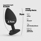CRUSHIOUS CUORE S Anal Plug with 4 Interchangeable Jewels – 7 cm (2.7″) — Photo 9