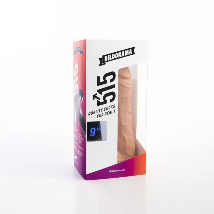 Dildorama 515 Line realistiškas dildo – 24 cm (9.5″) – kūno spalva