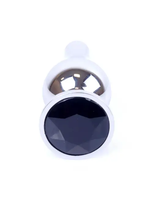 Plug-Jewellery Silver analinis kištukas – 9.5 cm (3.7″) – Juodas