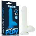 Lumino Play tumsā spīdošs dildo – 20.3 cm (8″) – Ziloņkaula — Foto 1