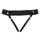 Vibreeriv õõnes strap-on dildo – 17.5 cm (6.9″) – Must — Foto 10
