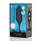 B-Vibe Snug Plug 5 – Anālais spraudnis ar svaru – 16 cm (6.3″) – Melns — Foto 3