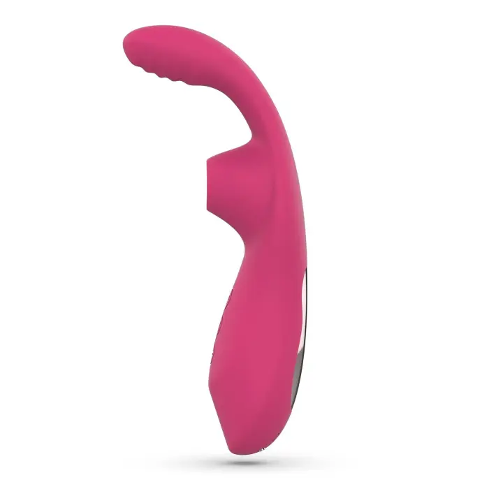 CRUSHIOUS Cyrano Clitoral Air Pulse & Vibrating Stimulator – Pink Photo