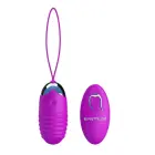 PRETTY LOVE Jessica USB Vibrating Egg – 7.5 cm (3″) – White — Photo 1