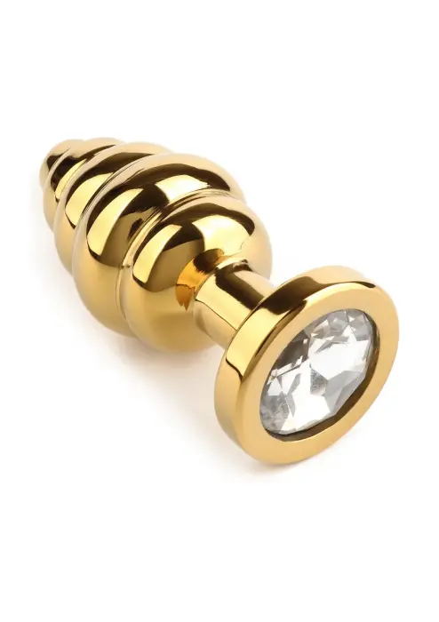 Spiralės formos analinis kištukas – S – Gold