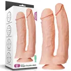 LoveToy Legendary Realistic Mega Double Dildo – dual shaft – veined – king size – 30.5 cm — Photo 1