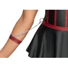 Cottelli Bondage Lift Bra Set – Black/Red – 75B/S — Photo 8