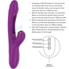 INTENSE Ateneo Rechargeable Vibrator – 25 cm (9.8″) – Purple — Photo 5