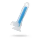 BEYOND BY TOYFA Bruce tumsā spīdošs dildo – 16.5 cm (6.5″) – zils — Foto 1