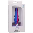 Groovy silikona anālais spraudnis – 12 cm (5″) – daudzkrāsains — Foto 1