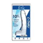 Glas Crystal Series klaasist dildo – 25.5 cm (10″) – läbipaistev — Foto 2