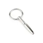 Mr. Steel Urethral Open Plug – Silver — Photo 3