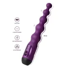 LUZ by TOYJOY Nova Glow – beaded vibrator – purple – 24 cm — Photo 4