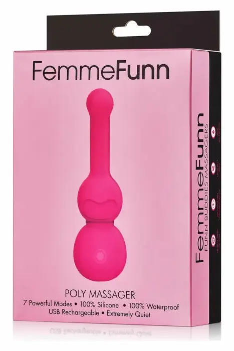 FemmeFunn Poly wand вибратор – 14.7 см (5.8″) – розовый