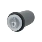 Milk Master Grip-N-Stroke vibruojantis vaginos masturbatorius su siurbtuku – pilkas — Nuotrauka 4