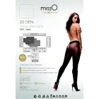MissO T420 klasiskas caurspīdīgas zeķubikses – melnas – S — Foto 3