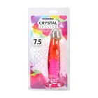 Doc Johnson Crystal Jellies Classic Dong – elastīgs želejas dildo – varavīksnes – 19,1 cm — Foto 2