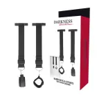 Darkness Adjustable Door Restraint System with Neoprene Cuffs – Black — Photo 1