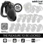 Addicted Toys Locked Midnight Cell Chastity System S 4.8 cm – Black — Photo 7