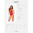 Dagmarie atviro tarpkojo bodis – raudonas – M/L — Nuotrauka 7