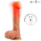 MR INTENSE Logan vibrators ar kustību – 20 cm (7.9″) – miesas krāsa — Foto 2