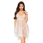 Penthouse Naughty Doll babydoll öösärk – valge – S/M — Foto 1
