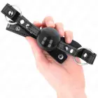KINK palliklamber 4 cm – silikoonist pall, neediotsad, reguleeritav rihm – must — Foto 4