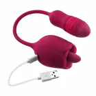 Evolved Wild Rose Intimate Tongue System kliitori stimulaator – 13.8 cm (5.4″) – punane — Foto 2