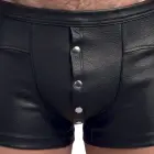 Svenjoyment Herren Pants – men's tight imitation leather pants with press studs – black – XL — Photo 6