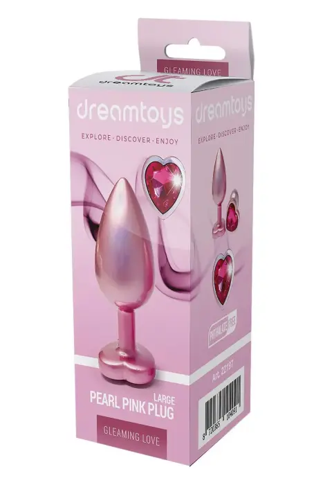 GLEAMING LOVE Matte Plug L – 9.5 cm (3.7″) – Pink