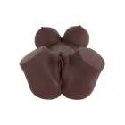 Мастурбатор Ebony Fuck Goddess – коричневый — Фото 5