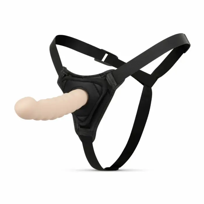 EasyToys silikona intīmā ierīce ar regulējamu jostu – 13 cm (5.1″) – melns