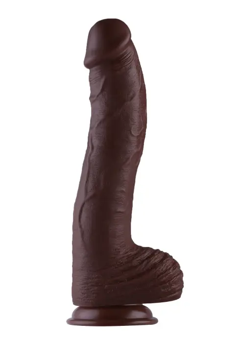 Hismith KlicLok Dildo – 32 cm (12.6″) – Brown
