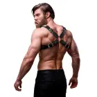 Fetish Submissive Attitude Men's Chest Harness Eco-Leather Adjustable Black – One Size — Photo 9