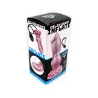 Kiotos Monstar Dildo Beast 92 – piepūšams rozā un balts – 20 cm (8″) Foto 9