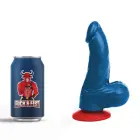 Fuck & Fist Thor S anatoomiline dildo eemaldatava iminapaga – 16 cm (6.3″) – sinine — Foto 5