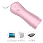 Vibrating and Pulsating Masturbation Cup – Pink — Photo 3