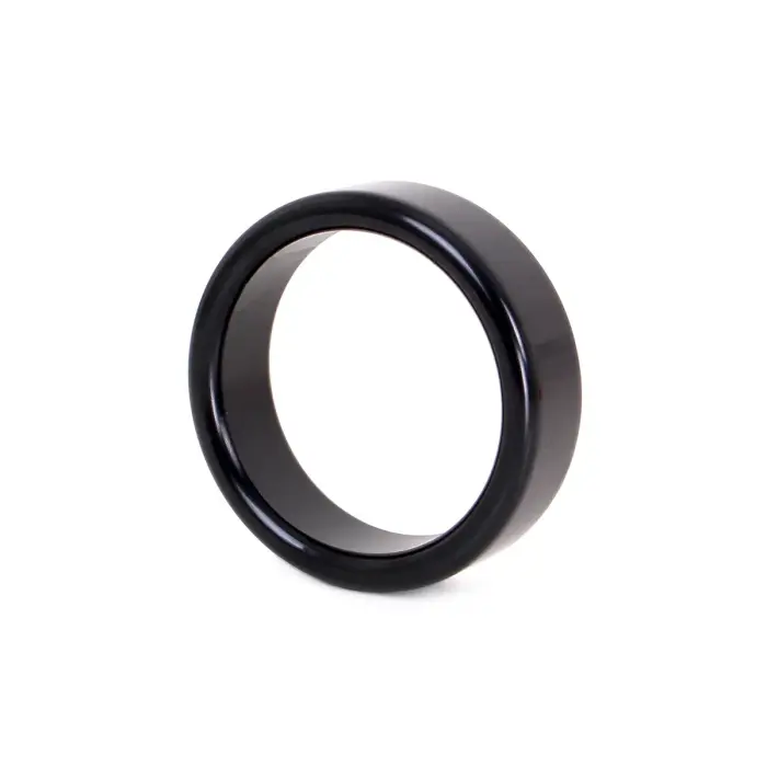 Black Aluminium Cock Ring – 50 mm